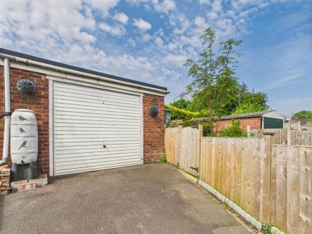 Large Single Brick Detached Garage