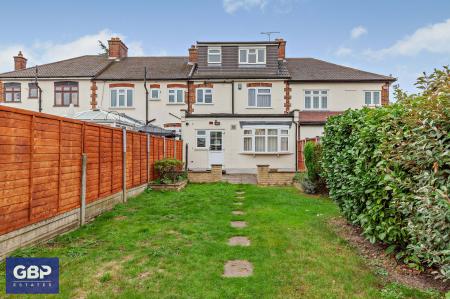 Rear of property
