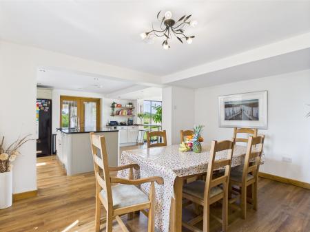 Dining into kitchen