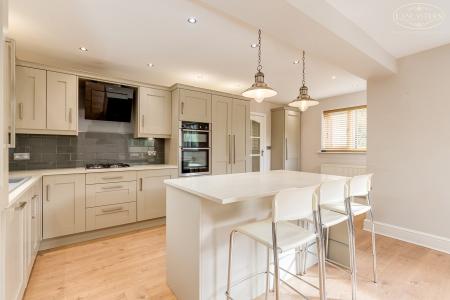 Open plan kitchen