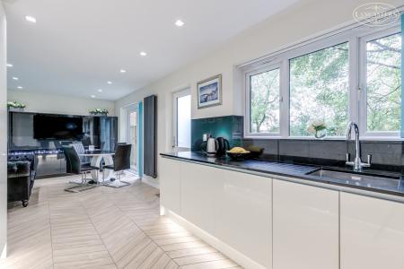 Open plan kitchen