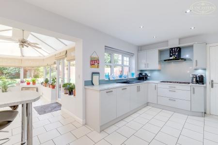 Open plan kitchen