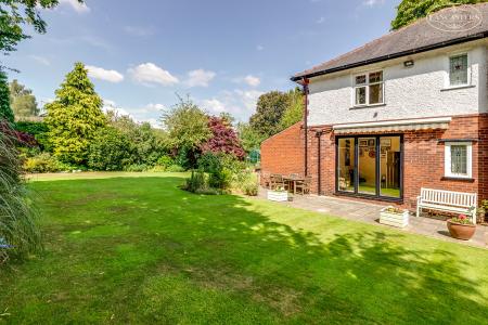 Side and rear garden