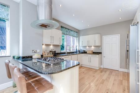 Open plan kitchen