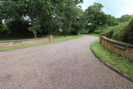 Driveway entrance