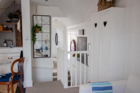 dual-aspect sitting room and kitchen