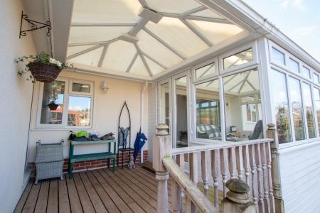 Covered deck area
