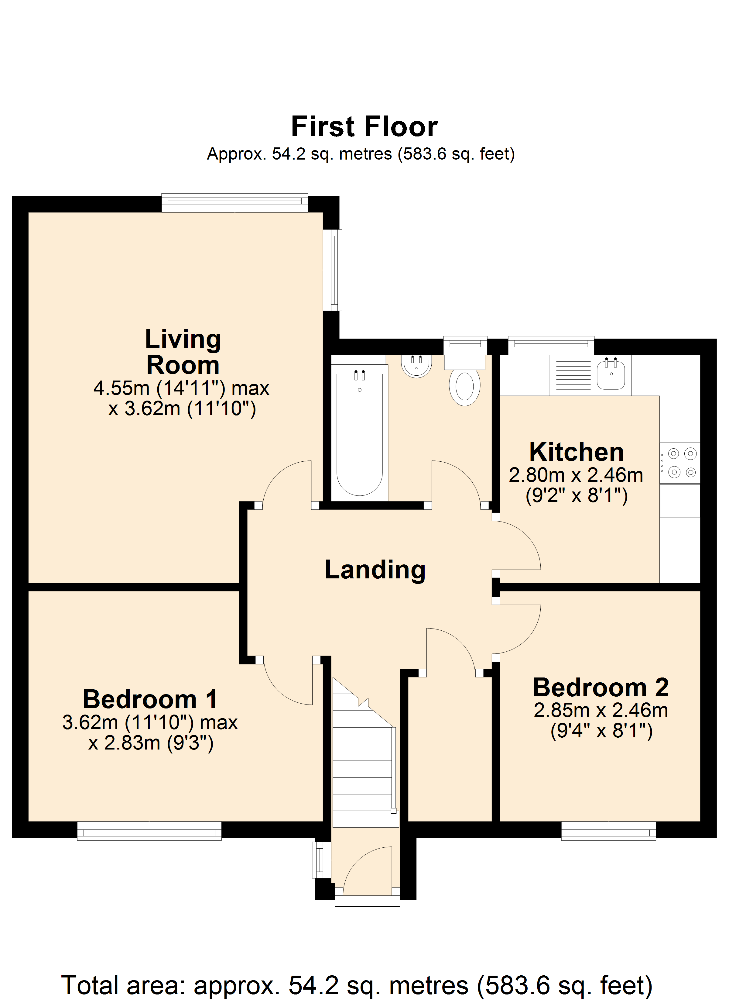 2 bedroom Flat for sale in Bruton