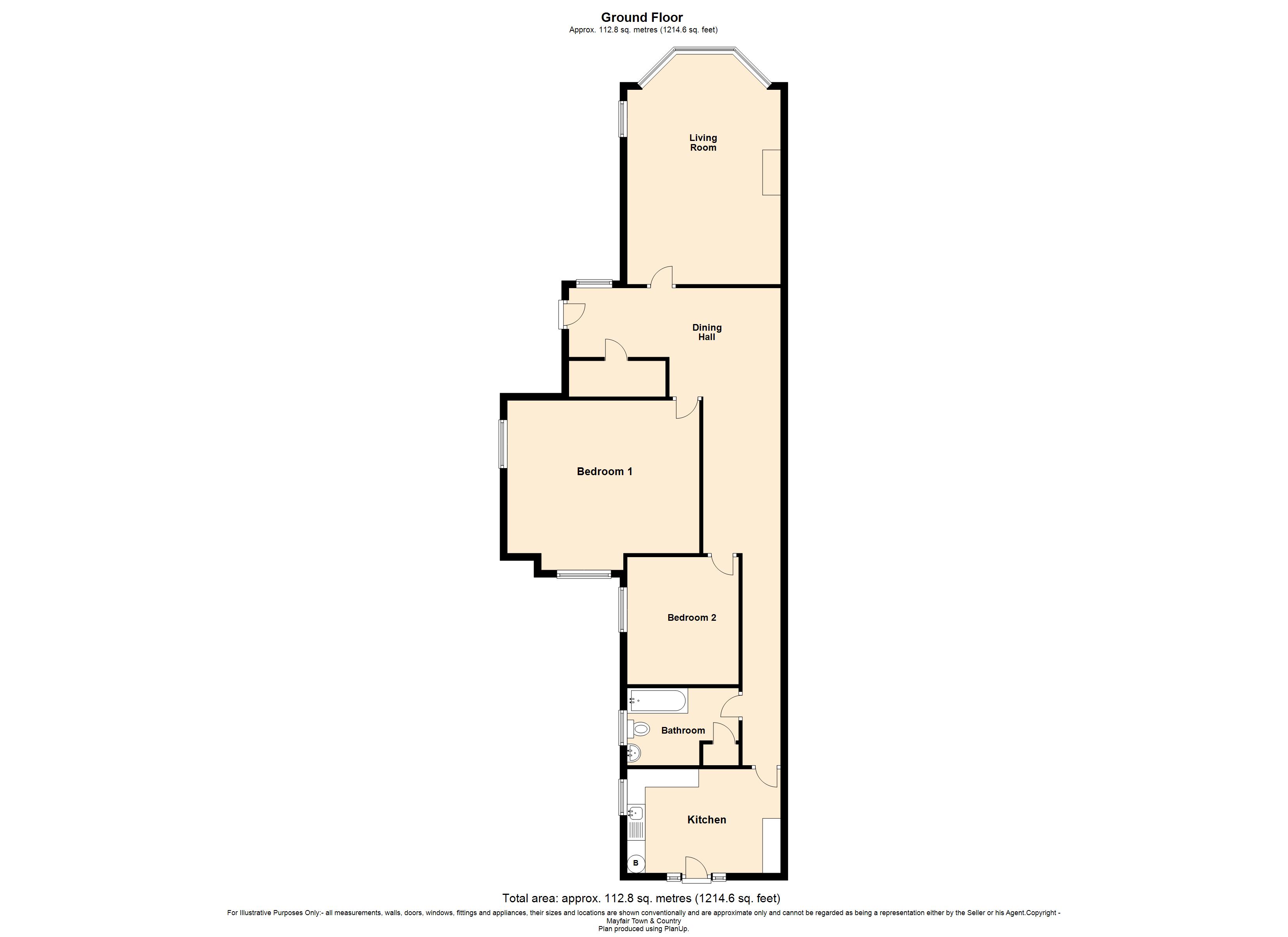 2 bedroom Ground Flat for sale in WestonsuperMare