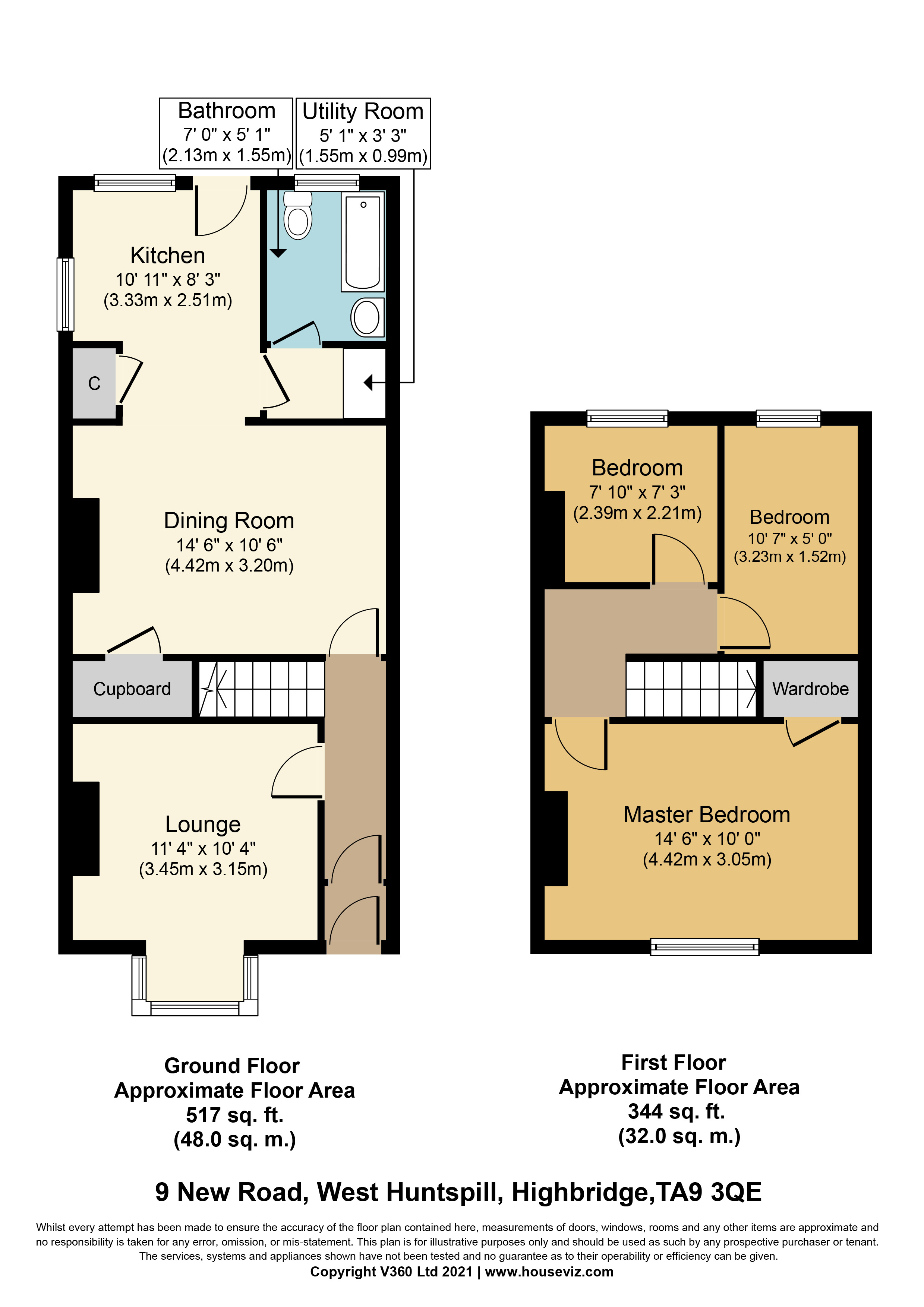 3 bedroom SemiDetached House for sale in Highbridge