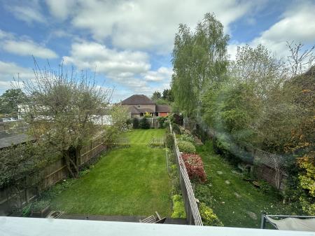 Window view of garden