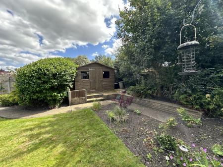 REAR GARDEN  - TIMBER SHED