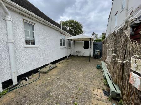 REAR OF GARAGE