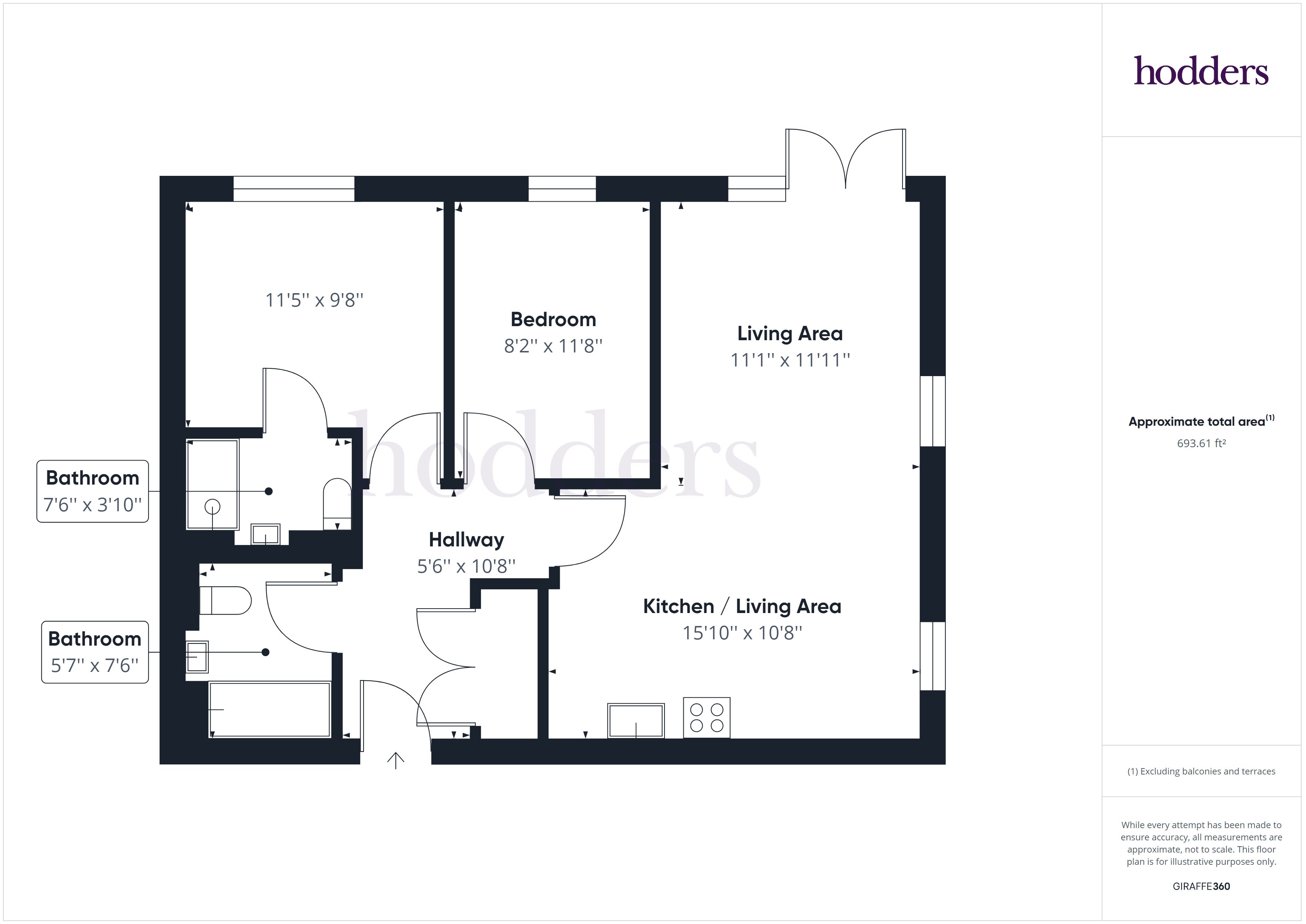 2 bedroom Flat for rent in Addlestone