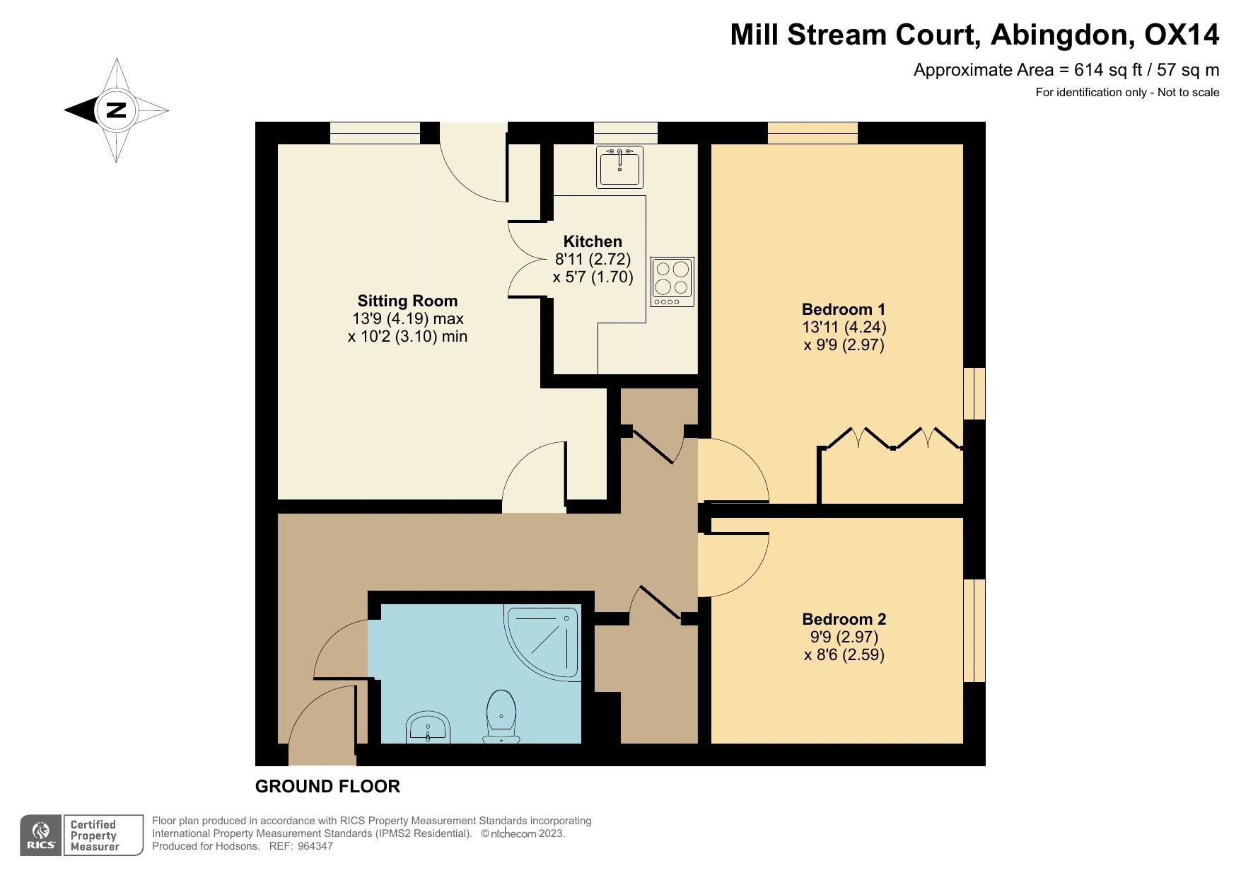 2 bedroom Ground Floor Flat for sale in Abingdon