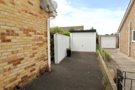 Garage and driveway