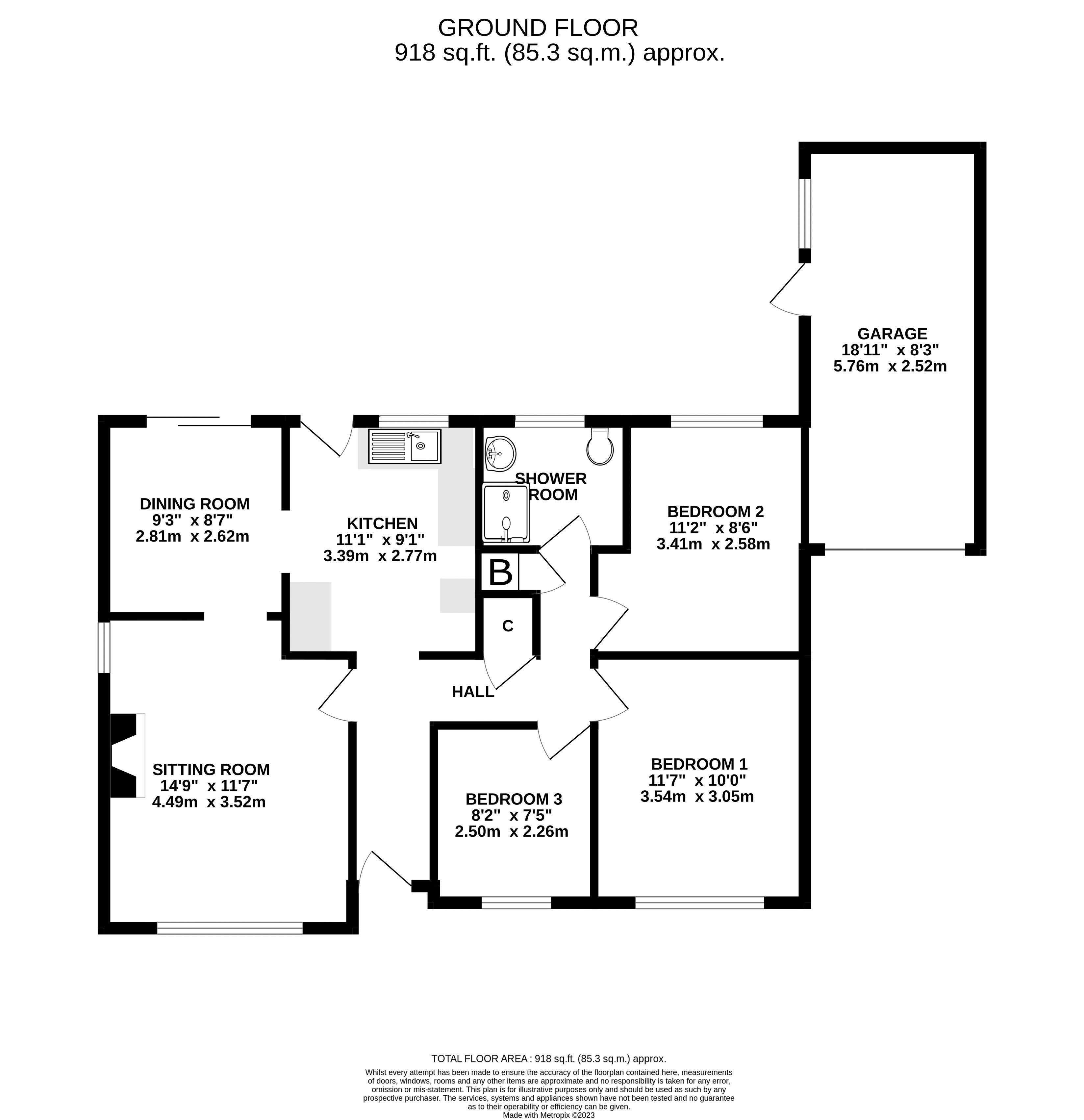 3 bedroom Bungalow for sale in Wells