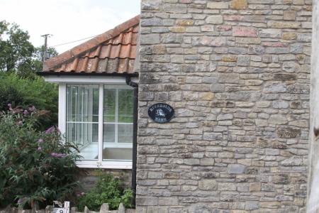 Bay window and sign