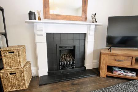 Feature fireplace