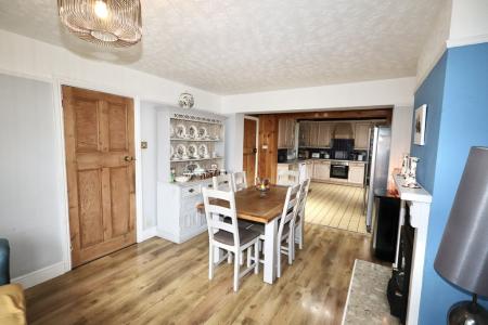 Dining area through