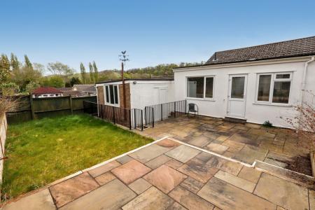 Rear garden and view