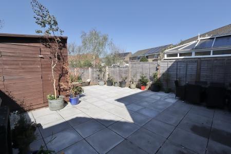 Rear patio