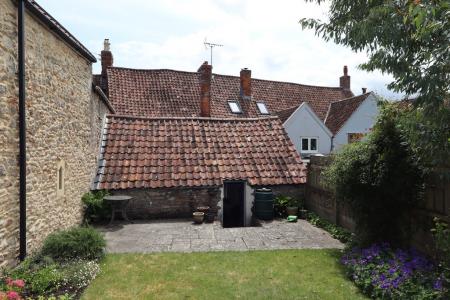 Barn and patio