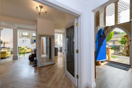 Entrance hall and re