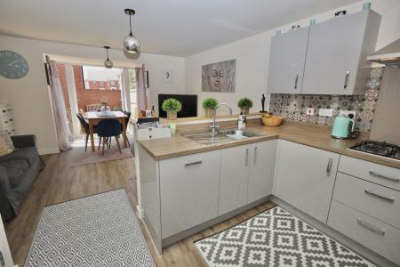 Kitchen into living
