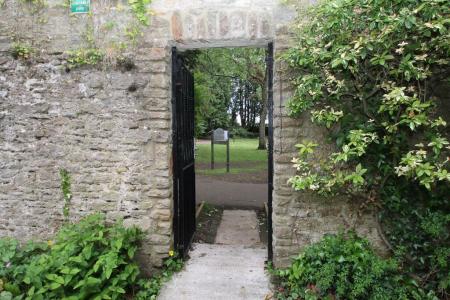 Gate into the park