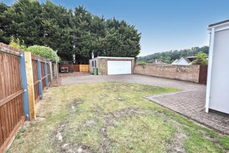 Rear garden and doub