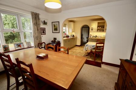 Dining area through