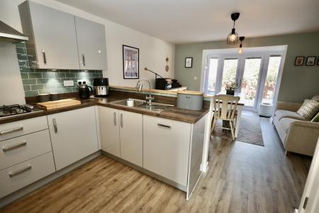 Kitchen into living