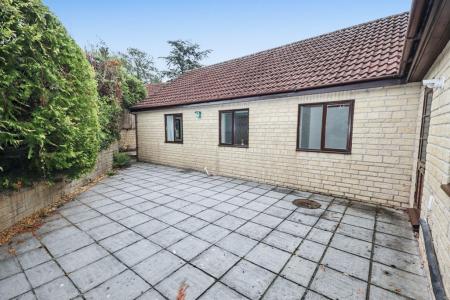 Rear patio
