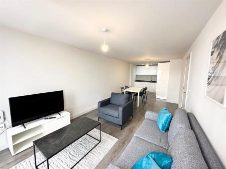 Open plan Lounge, kitchen