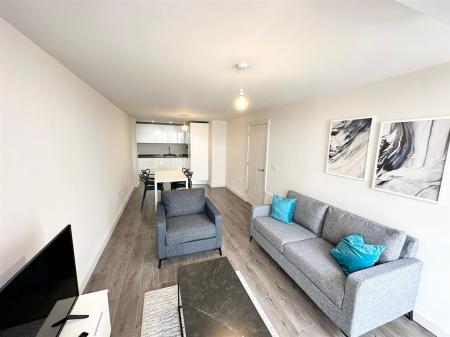 Open plan Lounge, kitchen