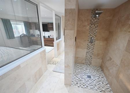 En-suite shower area