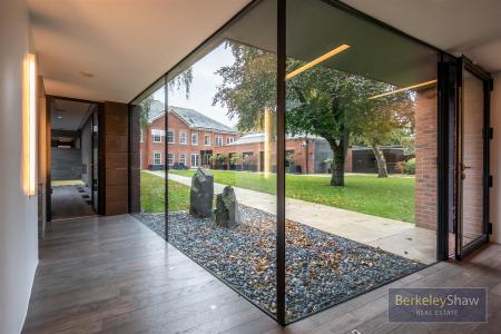 Glass hallway