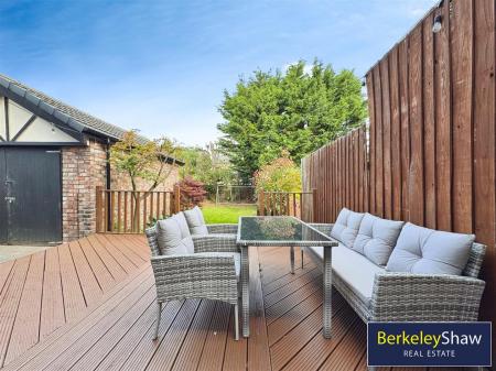Decked sitting area