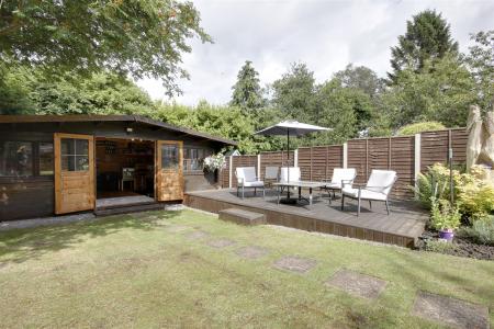 Log Cabin and Decking