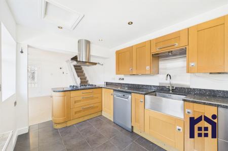 Up close to the kitchen