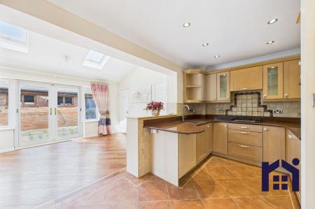 Kitchen & family room