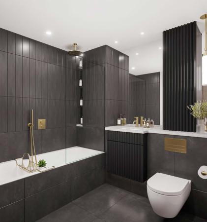 Dark Bathroom