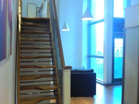 Stairs and Living space