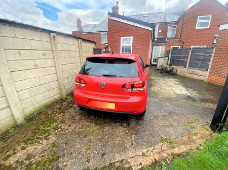 Rear Garden with Rear Parking.