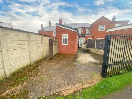 Rear Garden with Rear Parking.