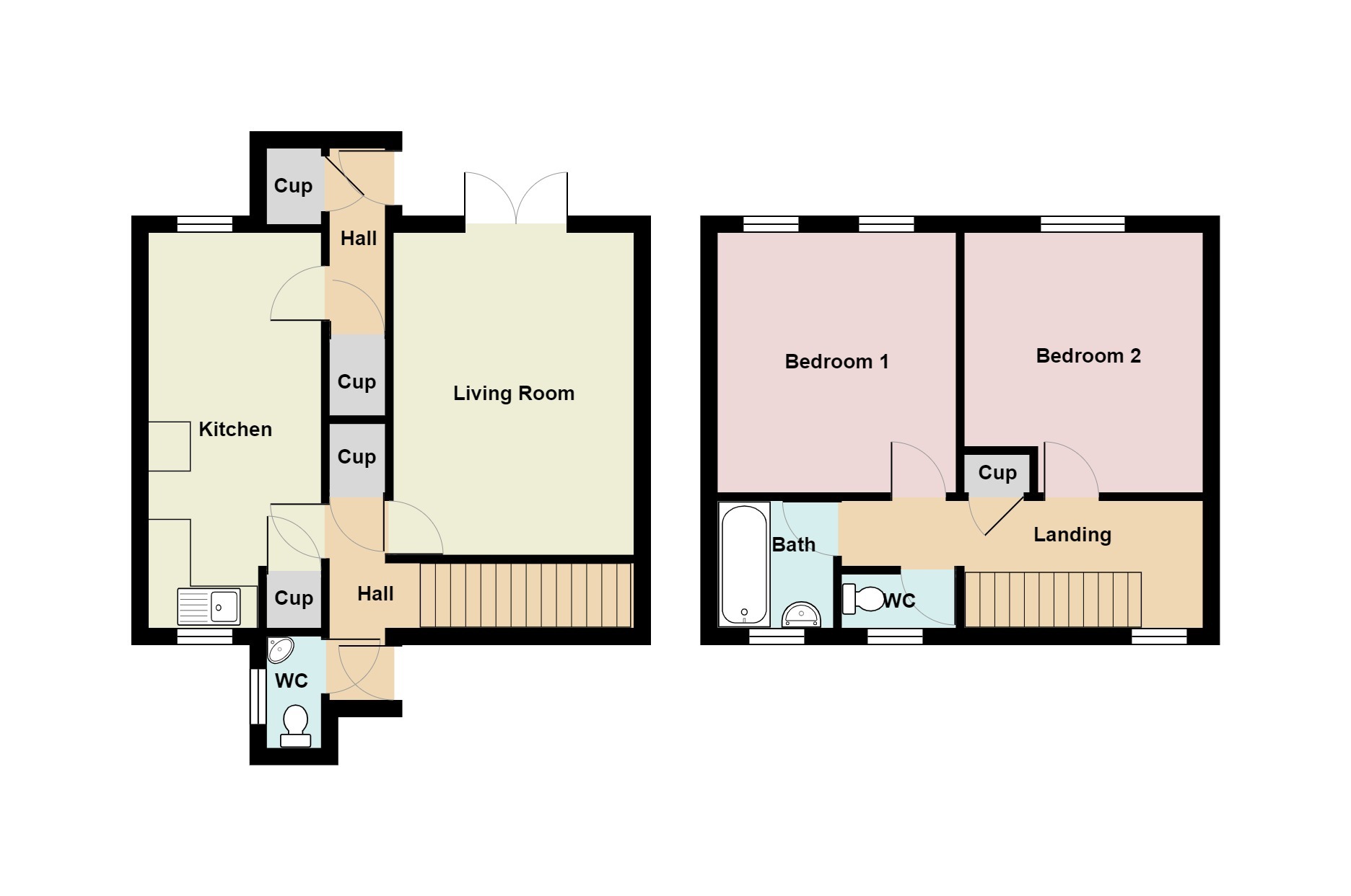 2 bedroom SemiDetached House for sale in Peterlee