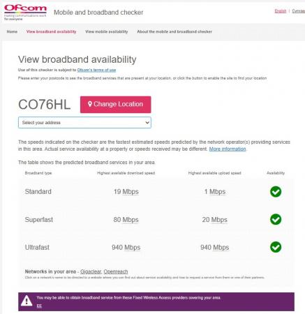 Broadband Checker