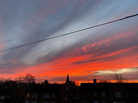 Front sunset