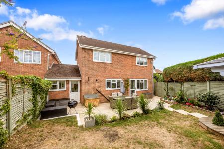 Rear of house
